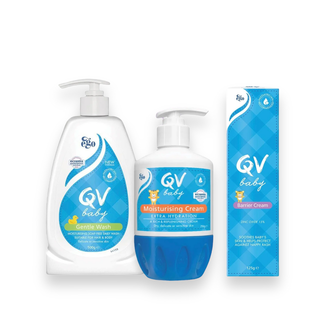 QV Baby (Special Bundle Offer) Gentle Wash + Moisturising Cream + Barrier Cream