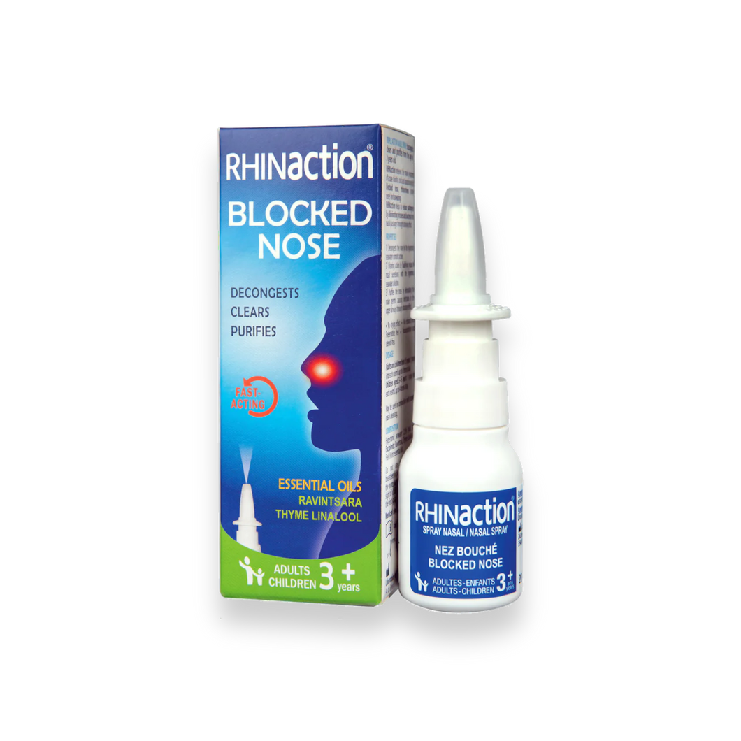 Rhinaction Nasal Spray for Blocked Nose 20ml