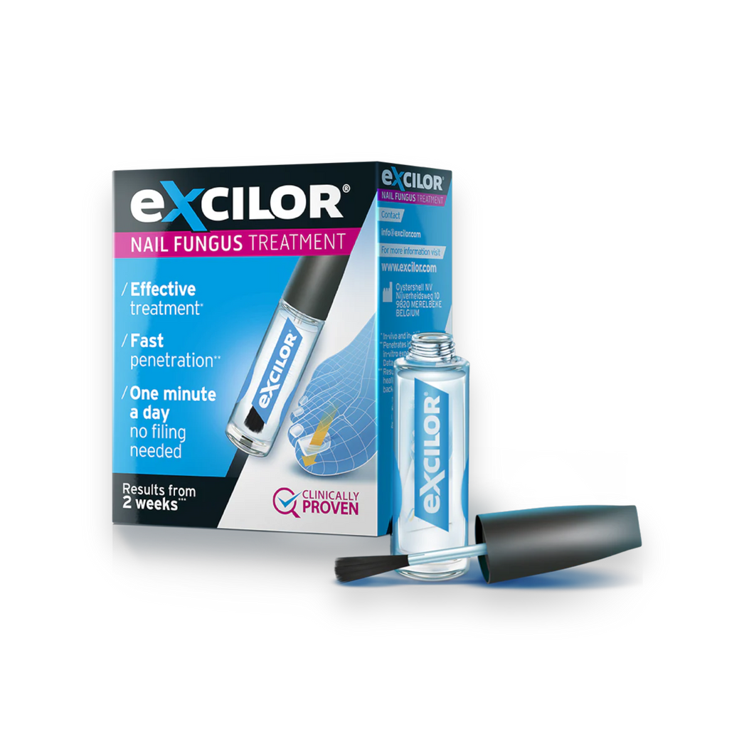 Excilor Solution with Brush for Nail Fungus Treatment 3.3ml