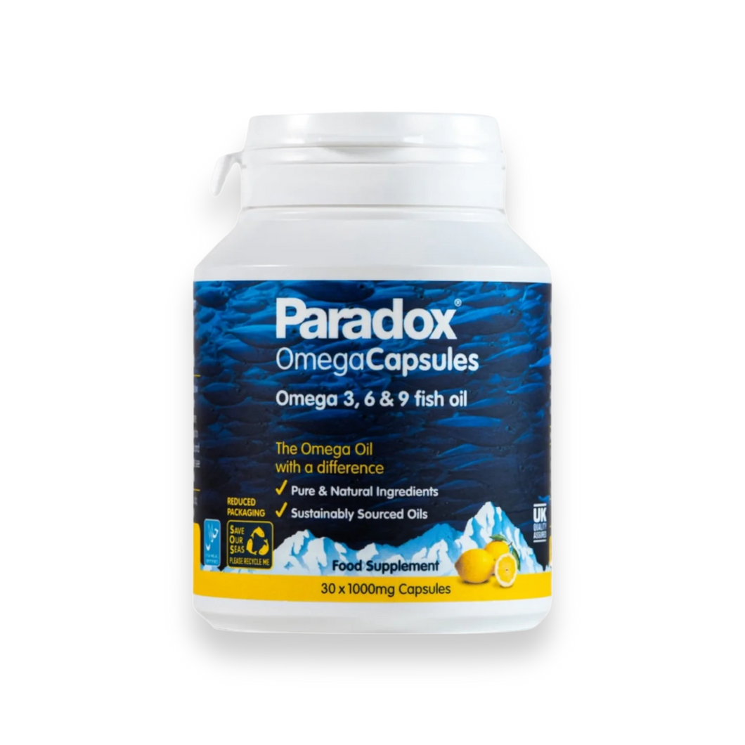 Paradox Omega Fish Oil 1000mg x30 Capsules