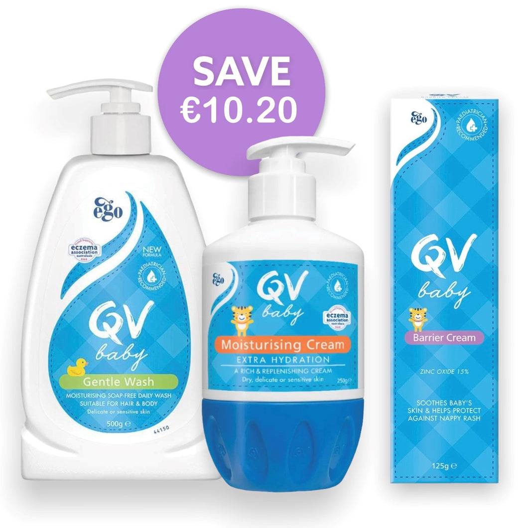 QV Baby (Special Bundle Offer) Gentle Wash + Moisturising Cream + Barrier Cream