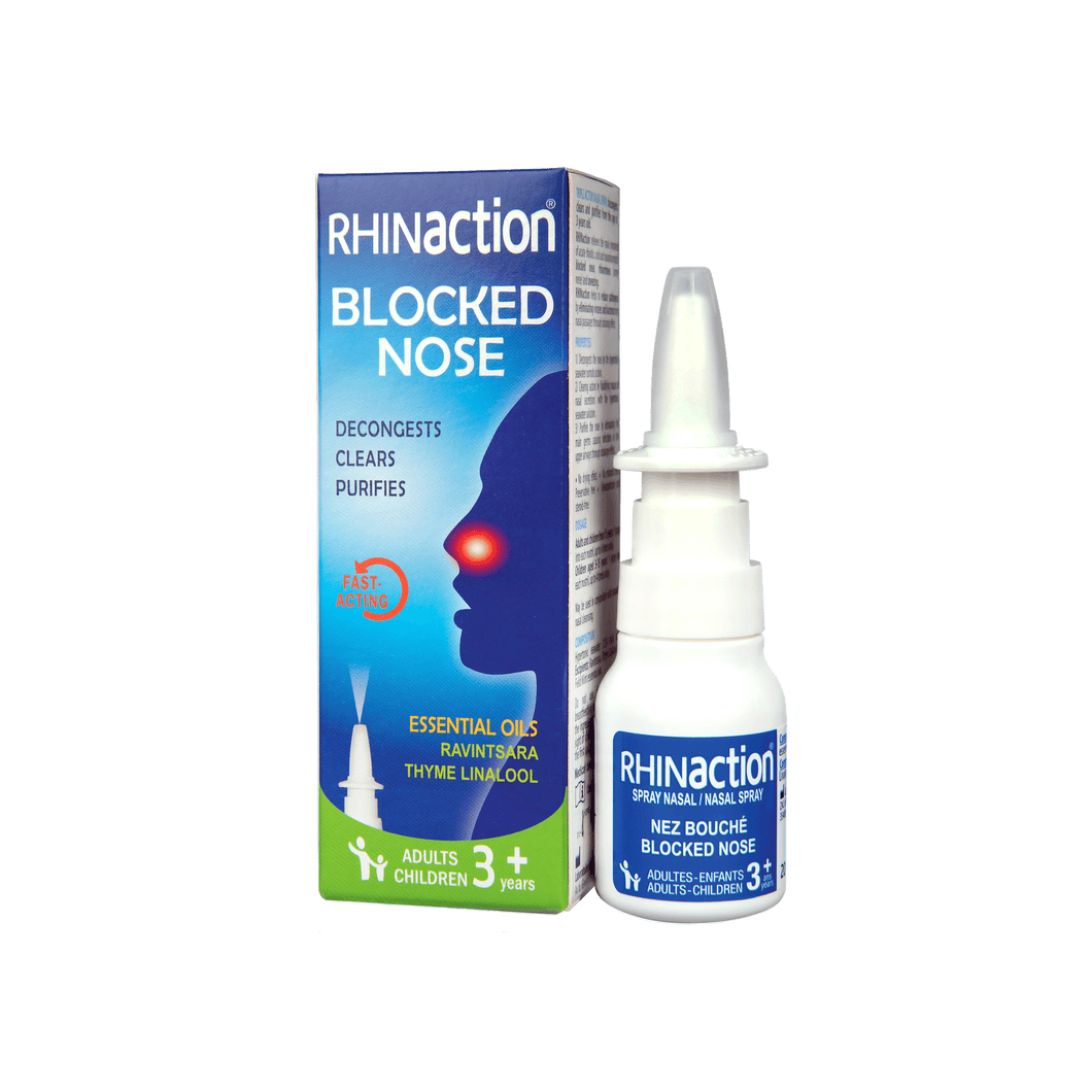 Rhinaction Nasal Spray for Blocked Nose 20ml