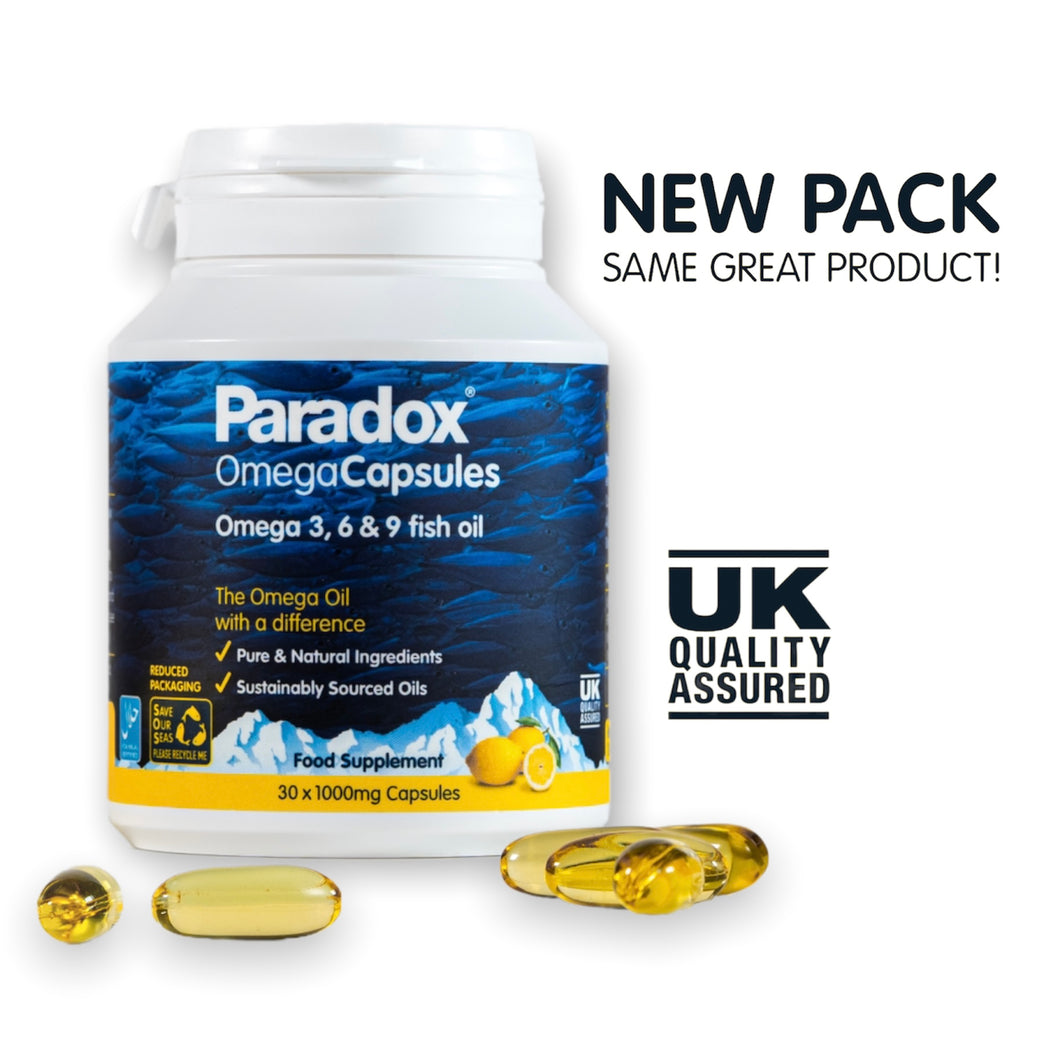 Paradox Omega Fish Oil 1000mg x30 Capsules Better Health Today Malta